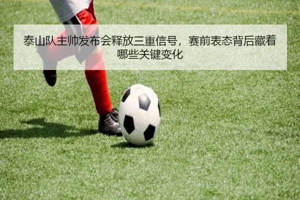 泰山队主帅发布会释放三重信号，赛前表态背后藏着哪些关键变化（yuntiyu）